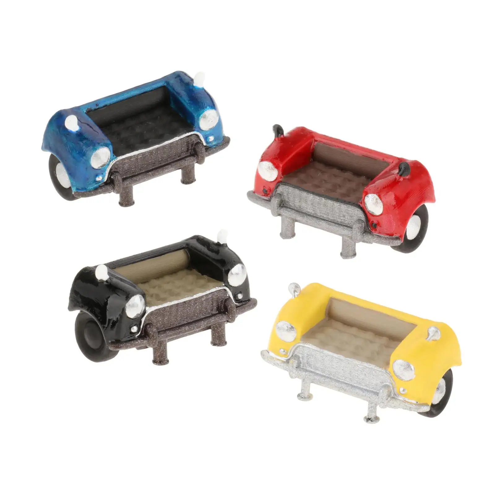 

Mini 1:64 Scale Hand-painted Sofa Diorama Garage Restaurant Model Car Sofa