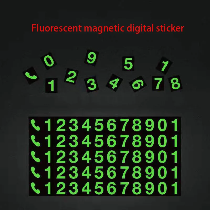 Новинка 2020 светящаяся автомобильная карта для временной парковки автомобильный