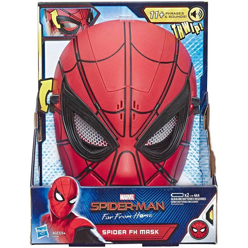

Marvel Spider-Man Movie Power Hero Mask Cosplay Boy Voice Dress Up Toy toys for children