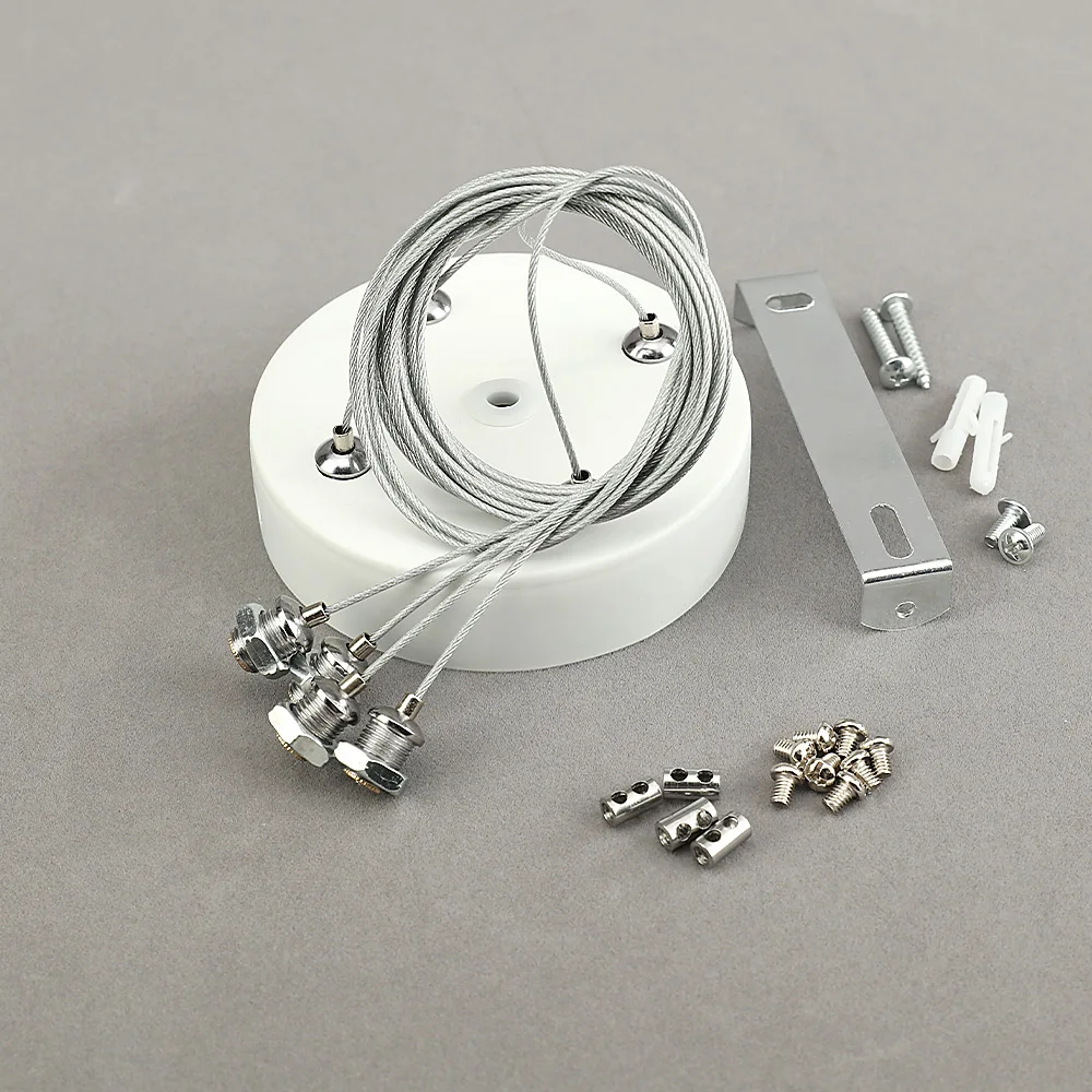 Полный комплект из 4 1 метровых стальных кабелей включая подвесные потолки для