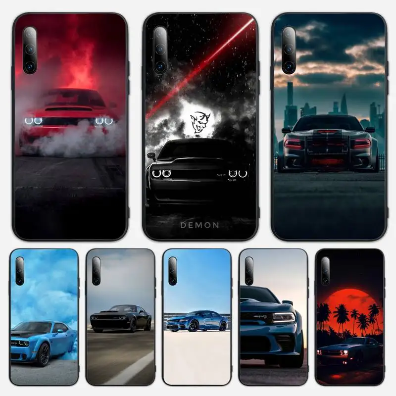 

Sports racing car Dodge Charger Phone Case For Huawei Mate 9 10 20 30 40 Lite Pro X Cover Fundas Coque