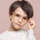 Детские очки с защитой от сисветильник, круглые силиконовые очки на заказ, оправа для очков при миопии и гиперметропии, оптические очки UV400, оправа для очков по рецепту