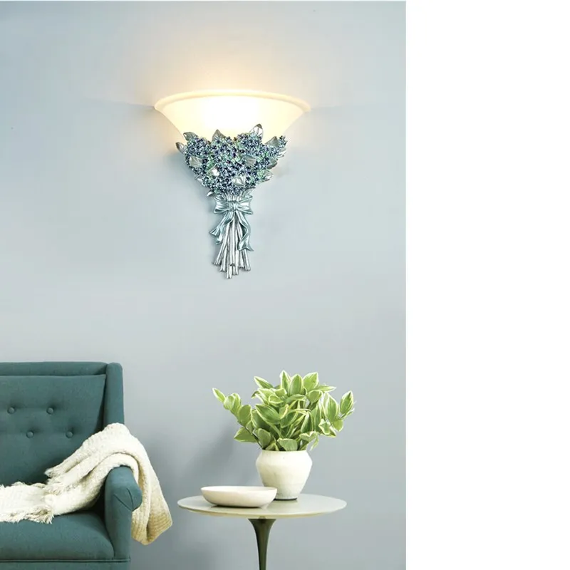 Европейская настенная лампа для гостиной спальни прикроватной тумбочки