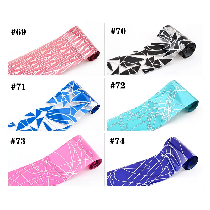 

10pcs Nail Transfer Foil Sticker Paper Mix Creative Designs Nail Art Decals Decoration DIY Beauty Manicure Tools