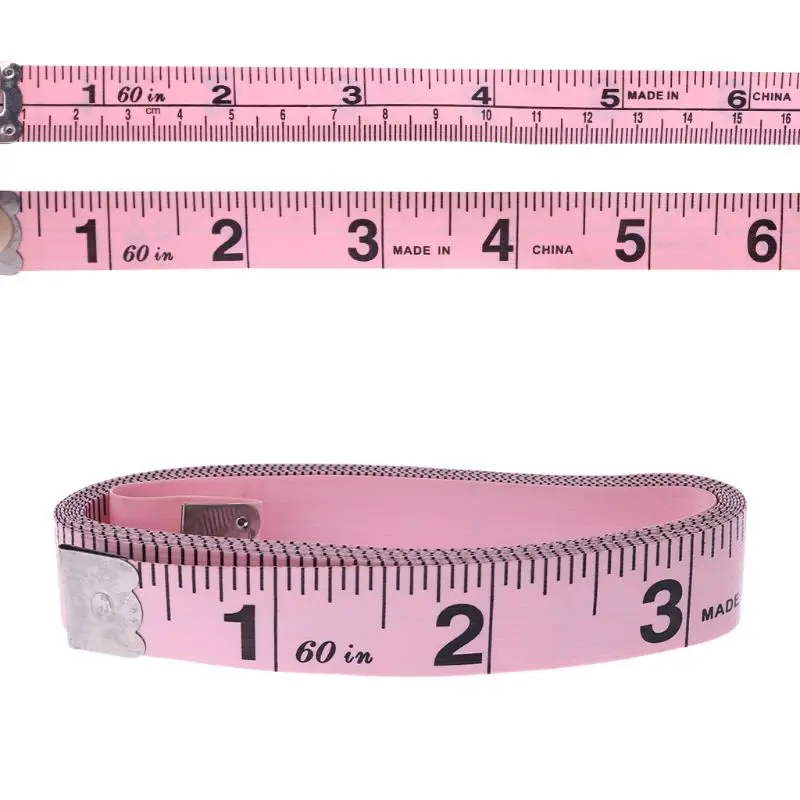 

150cm 60" Vinyl Tape Measure Tailor tool cm/inch Clothes Measure Measurement Ruler Chest Hips Waist Size Standard Tape