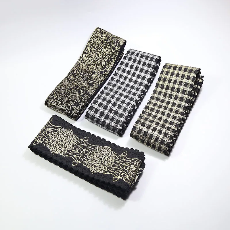 Черные эластичные ленты с принтом 60 мм эластичная лента для одежды сумок брюк