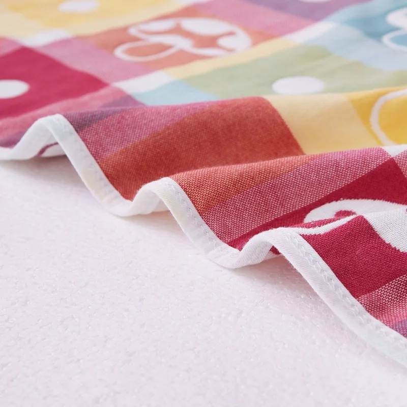 

JULY'S SONG 110*110CM Cotton Newborn Blankets Baby Swaddles Soft Bath Gauze Stroller Cover Infant Wrap Sleepsack Play Mat