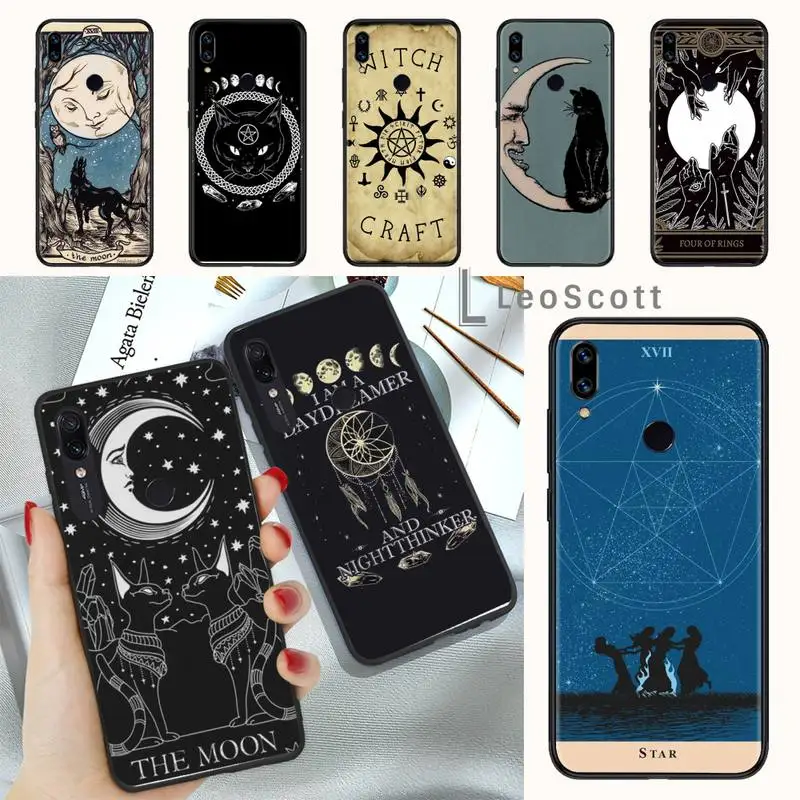 

Witches moon Tarot Mystery totem Phone Case For Xiaomi mi Redmi note 7 8t 9 9t 9s 8 10 10t 11 pro lite K20 max 3