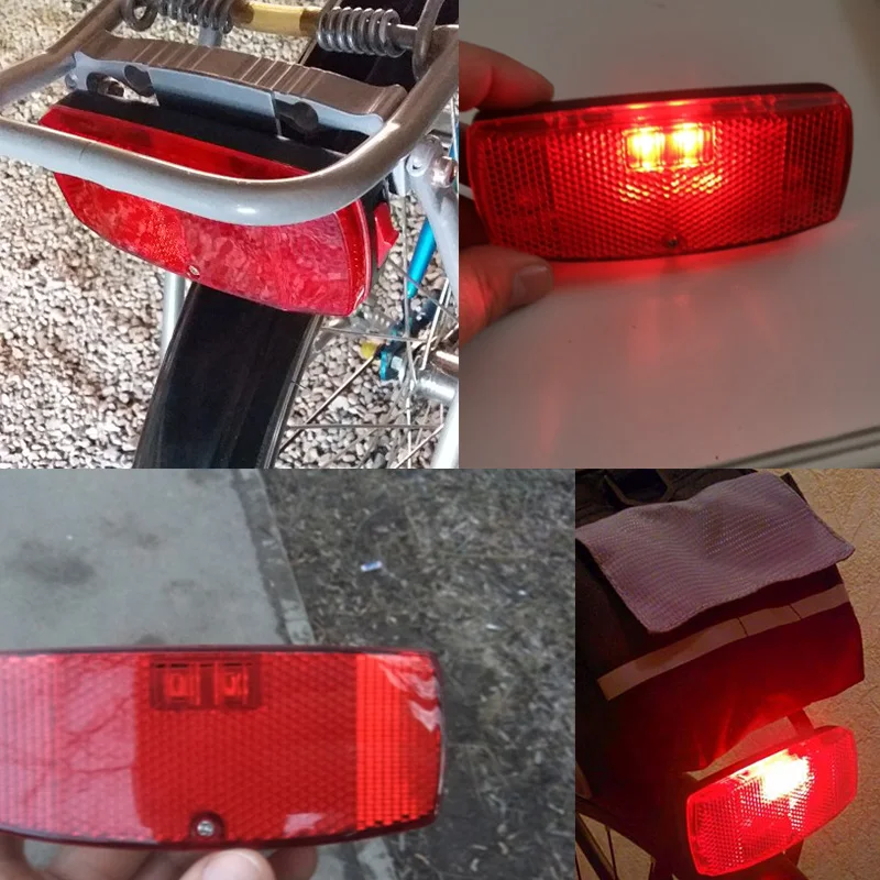 

JS Leds Red Bicycle Rear Lamp LED Tail Light Super Bright Bicycle Accessories MTB Led Bike Bisiklet Aksesuar Bicicleta Parts Kit