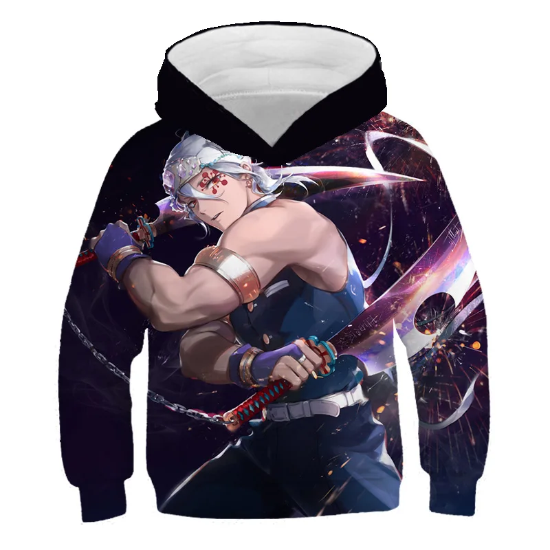 Детская толстовка с 3D рисунком Повседневный пуловер для мальчиков и девочек