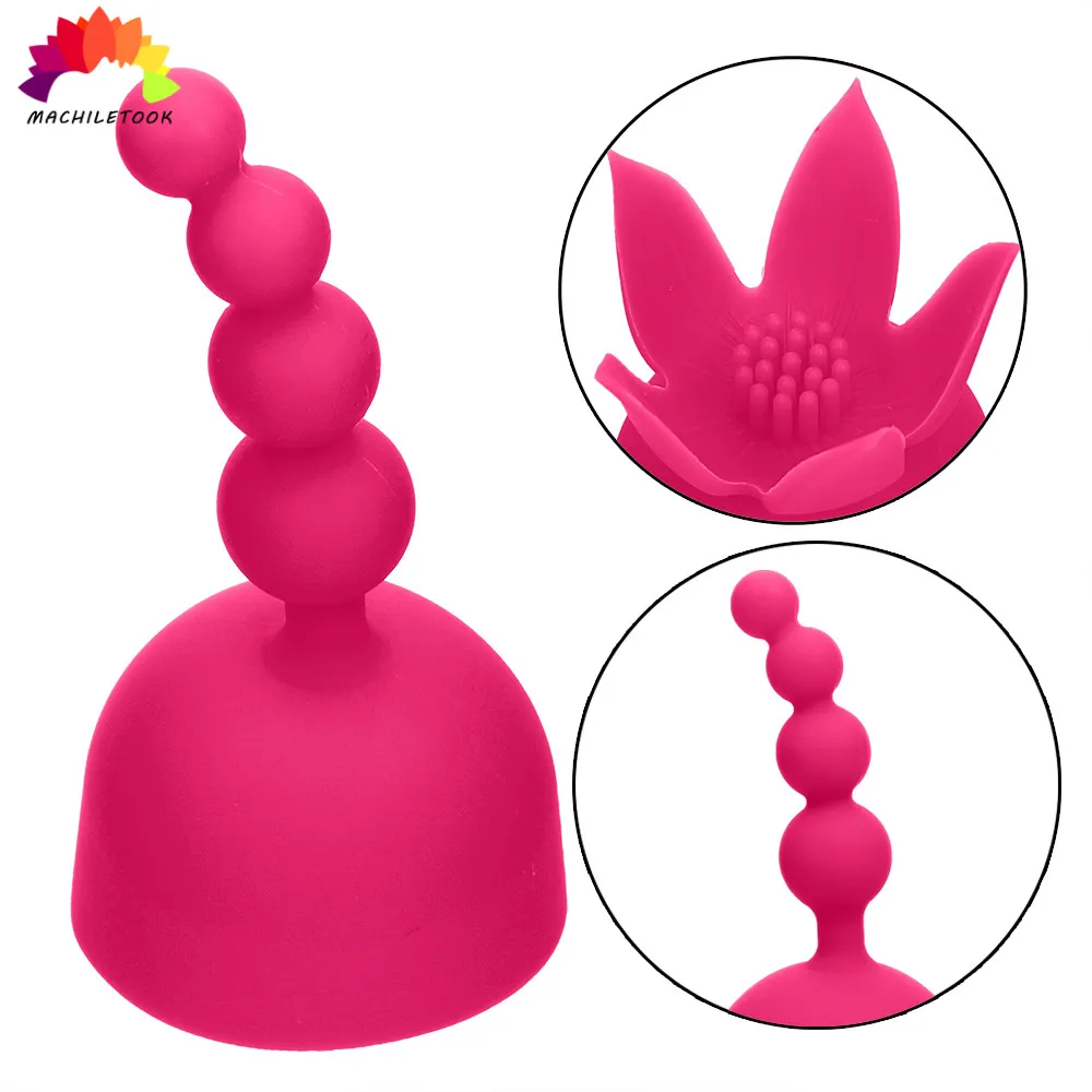 Волшебная палочка насадка AV шток головка Кепки аксессуары для вибраторов