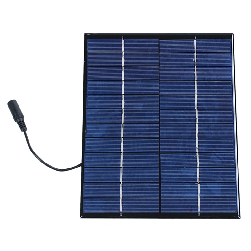 12V 5.2W Mini Solar Panel Polycrystalline Cells Silicon Epoxy DIY Module System Battery Charger + DC output | Электроника