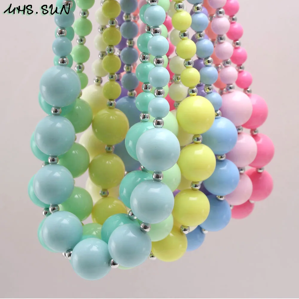 MHS.SUN весеннее детское ожерелье ручной работы из бисера Модное чокер ювелирные