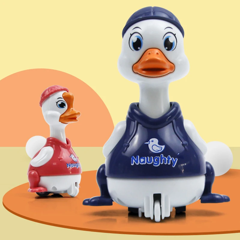 

Baby Cute Owl&Duck Press Move Toys Cartoon Owl Snails Back Force Inertial Slide Toy Rotatable Infant Mobile Educational Toy Gift