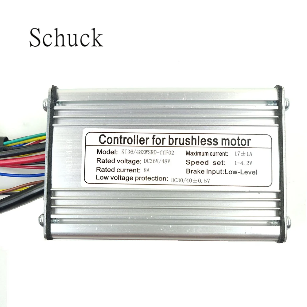 Шак электрический велосипед KT kunteng контроллер 36/48V 17A для 250 W/350 W бесщеточный двигатель водонепроницаемый разъем