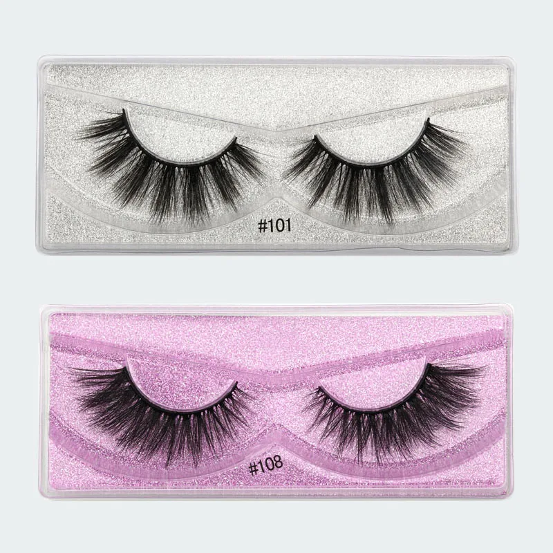 Ресницы 3D норковые длинные натуральные 30/40/50/100 шт.|Накладные ресницы| |