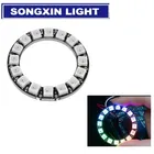 1 шт. CJMCU 16 бит WS2812 5050 RGB светодиодный полноцветный Встроенный светодиодный фонарь, круглая макетная плата ws2812b