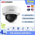 IP-камера Hikvision DS-2CD2145FWD-I DarkFighter PoE веб-камера 4MP CCTV IR 30m Система безопасности ночного видения H.265 SD-карта IP67 IK10