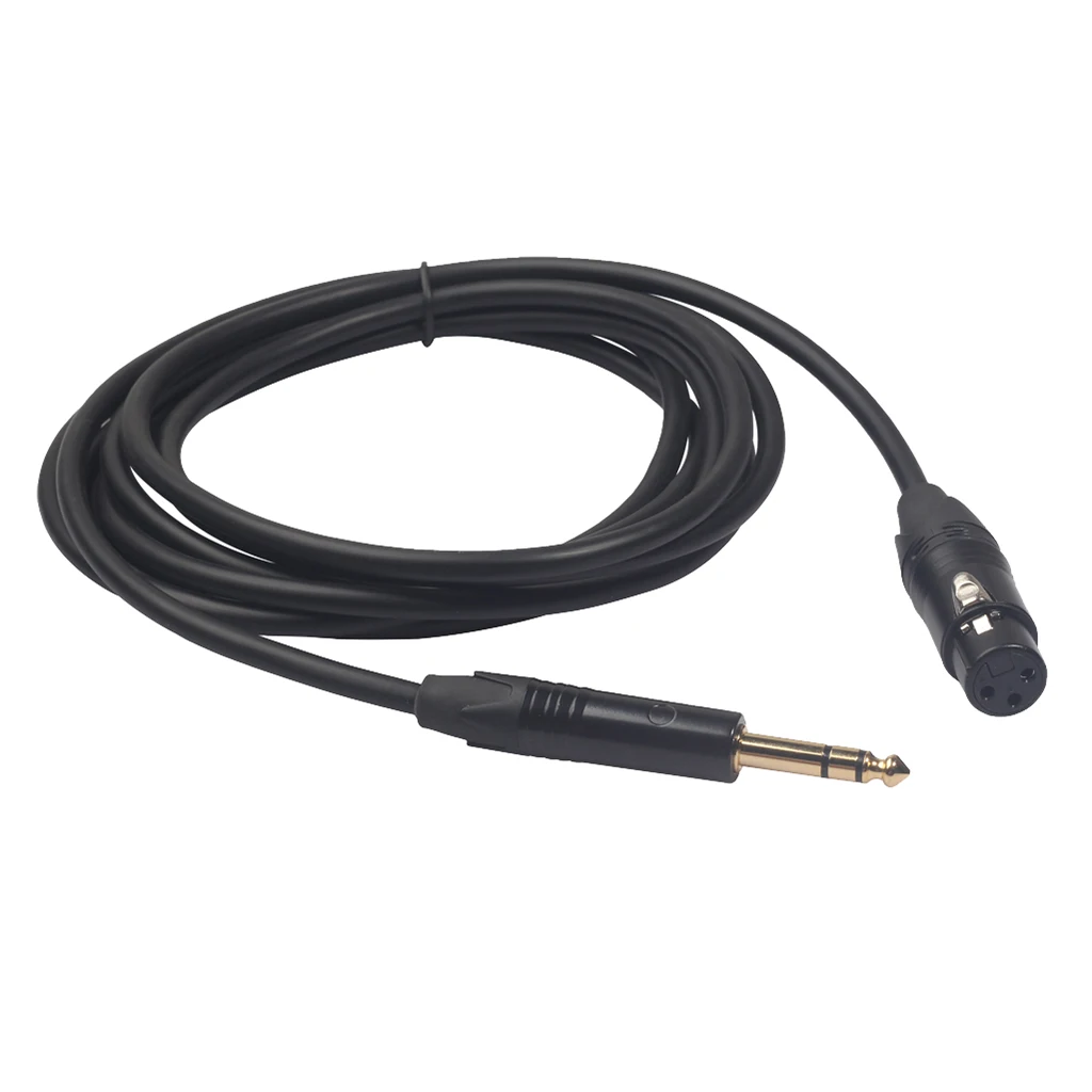 XLR мама до 1/4 дюйма (6 35 мм) фотошнур сбалансированный стерео дюймовый