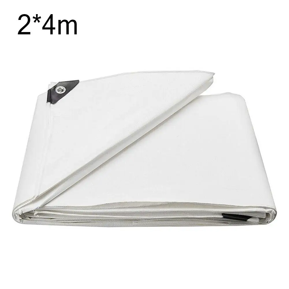 

Poly Tarp Cover Wateproof Dustproof UV Resistant Tear Proof Durable Foldable Tarpaulin Canopy Tent For Outdoors Car Boat RV Pool