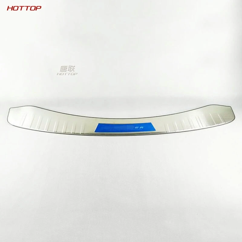 2 предмета Нержавеющая сталь Наружный сзади + внутренняя Бампер протектор порога