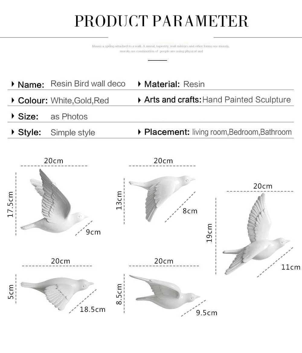 3D Наклейка на стену в скандинавском стиле | Дом и сад