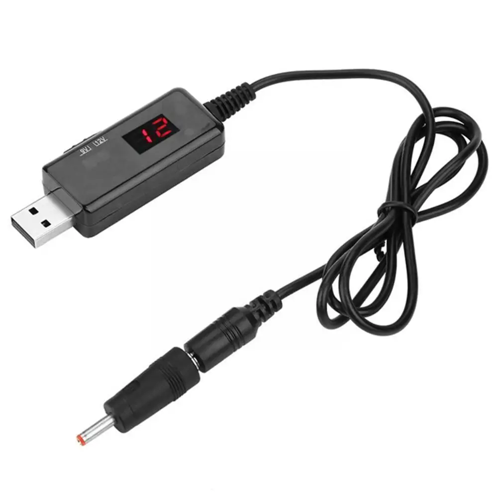 Кабель-преобразователь с Usb на повышающий 5 В до 9 в 12 регулируемый трансформатор