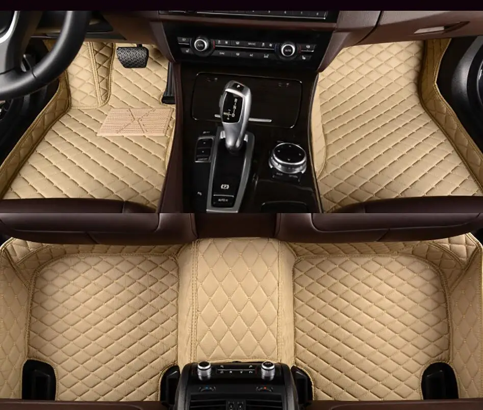 Пользовательские подходят автомобильные коврики для A B C CLA E класс W169 W176 W245 W246 W203 W204 W205 C117 W211 W212 W213 ковры - Название цвета: beige