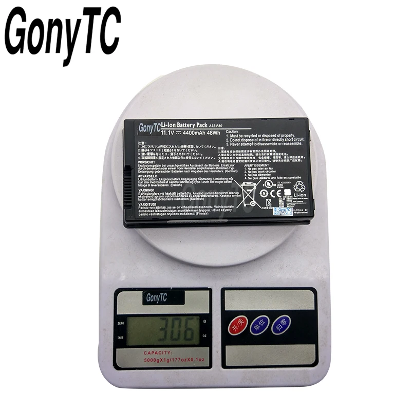 GONYTC A32-F80 Аккумулятор для ноутбука ASUS F80 F80Cr F80s F81 F81E F83 F83Cr F83E F83S F83Se F83T K41 N60 N60D Pro83 Pro86 |