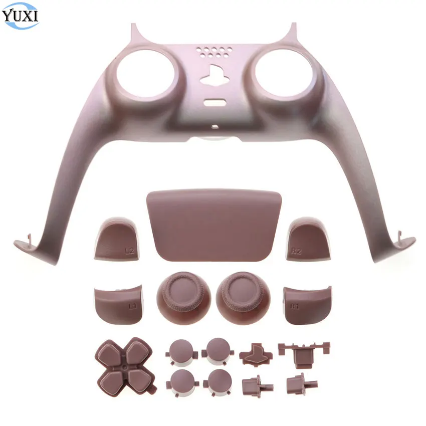 

YuXi For PS5 Controller Joystick Decorative Strip Shell Cover For DualSense 5 D-pad R1 L1 R2 L2 Triggers Share Options Buttons