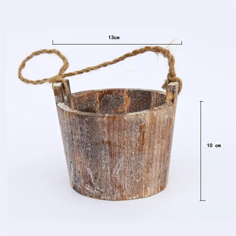 1 шт. деревянный мясистый цветочный горшок деревянные цветы суккуленты растений