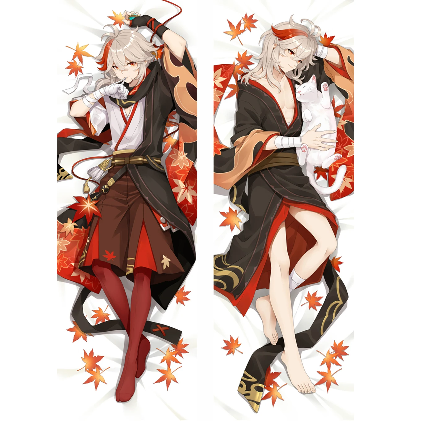 Обнимающая подушка для тела Genshin Impact kaedeхара Kazuha Чехол Dakimakura мужской костюм Otaku