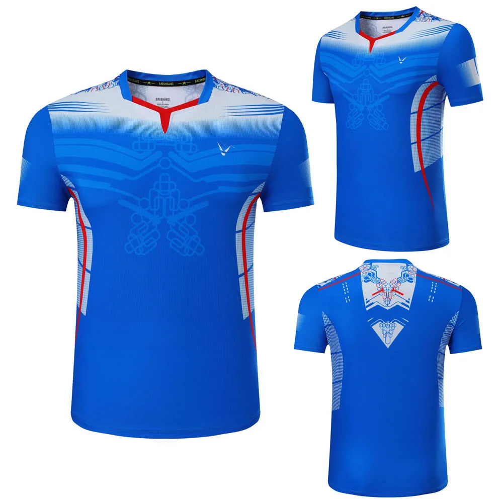 

2021 Badminton Shirts Sports t shirts Men , Women Quick Dry Table Tennis shirts Running shirt Fitness Training tennis Shirts