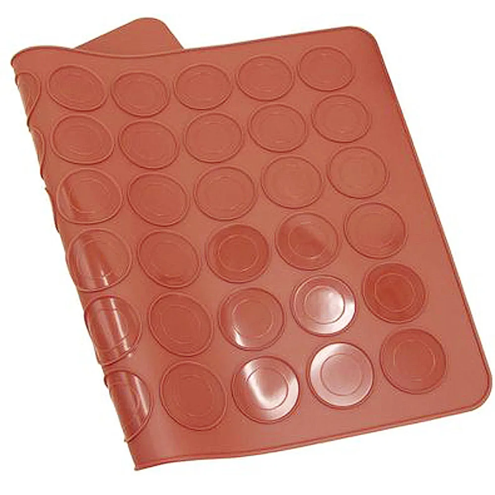 

1pc DIY Macaroon Molds Silicone Rubber Pastry Baking Dish Chocolates Mold Oven Bakeware Cooking Mats Home Kitchen Cake Tools