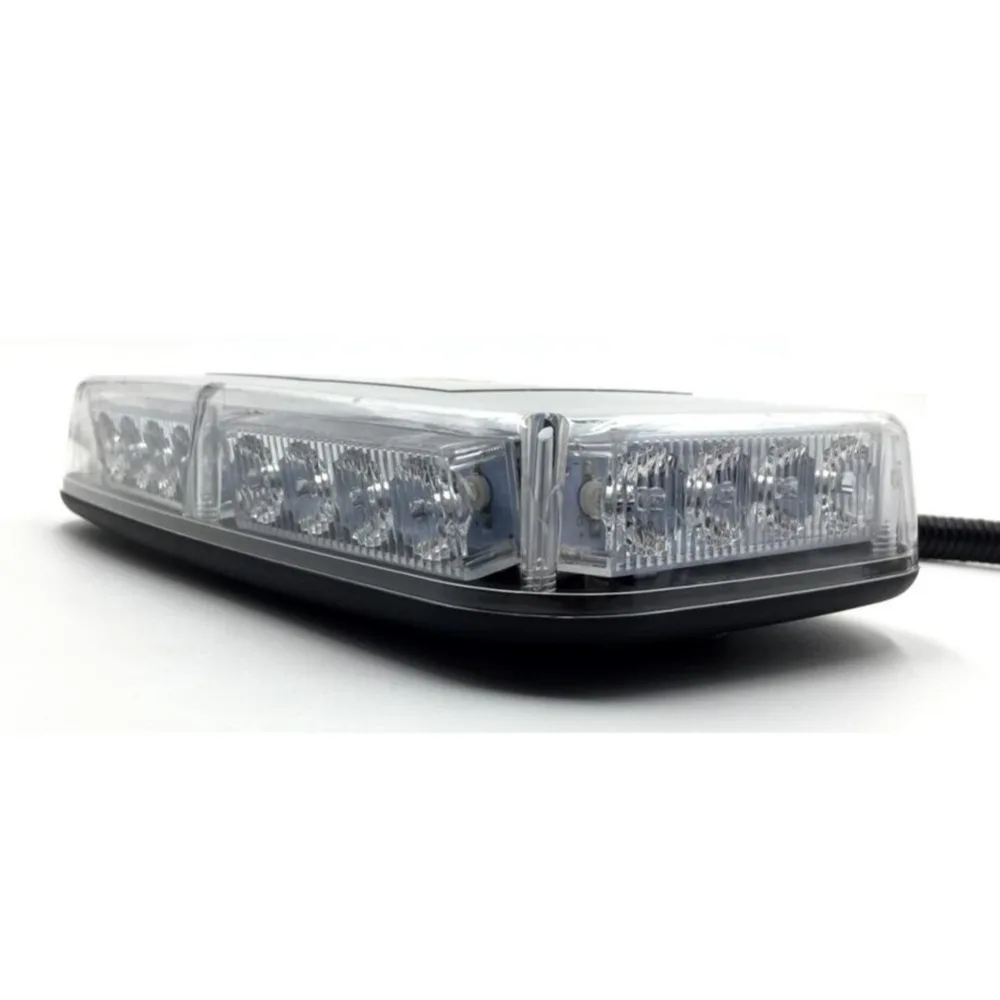 24 LED 24W Car Strobe Light Mini Bar Roof Dash Windshields Emergency Truck Red Blue Lightbar Lamp Free Shipping | Автомобили и