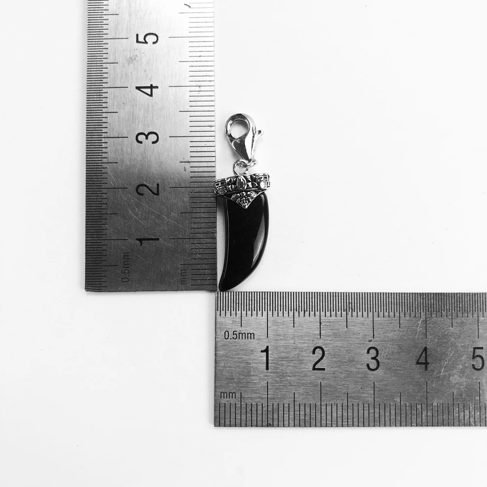 Подвеска в виде зуба тигра ювелирное изделие из стерлингового серебра 2019 пробы