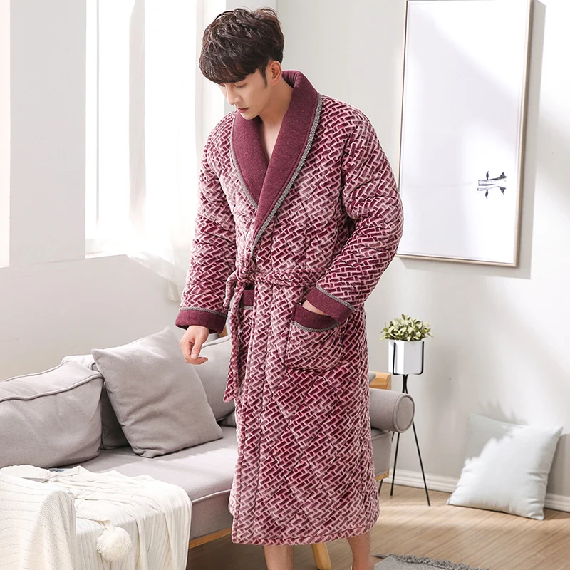 Новый 2020 бархат + хлопковой подкладкой для мужчин толстые размера плюс M 3XL зимние