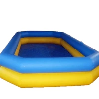 pvc mesh cloth commercial inflatable swimming pool adult swimming pool for water park outdoor fun play