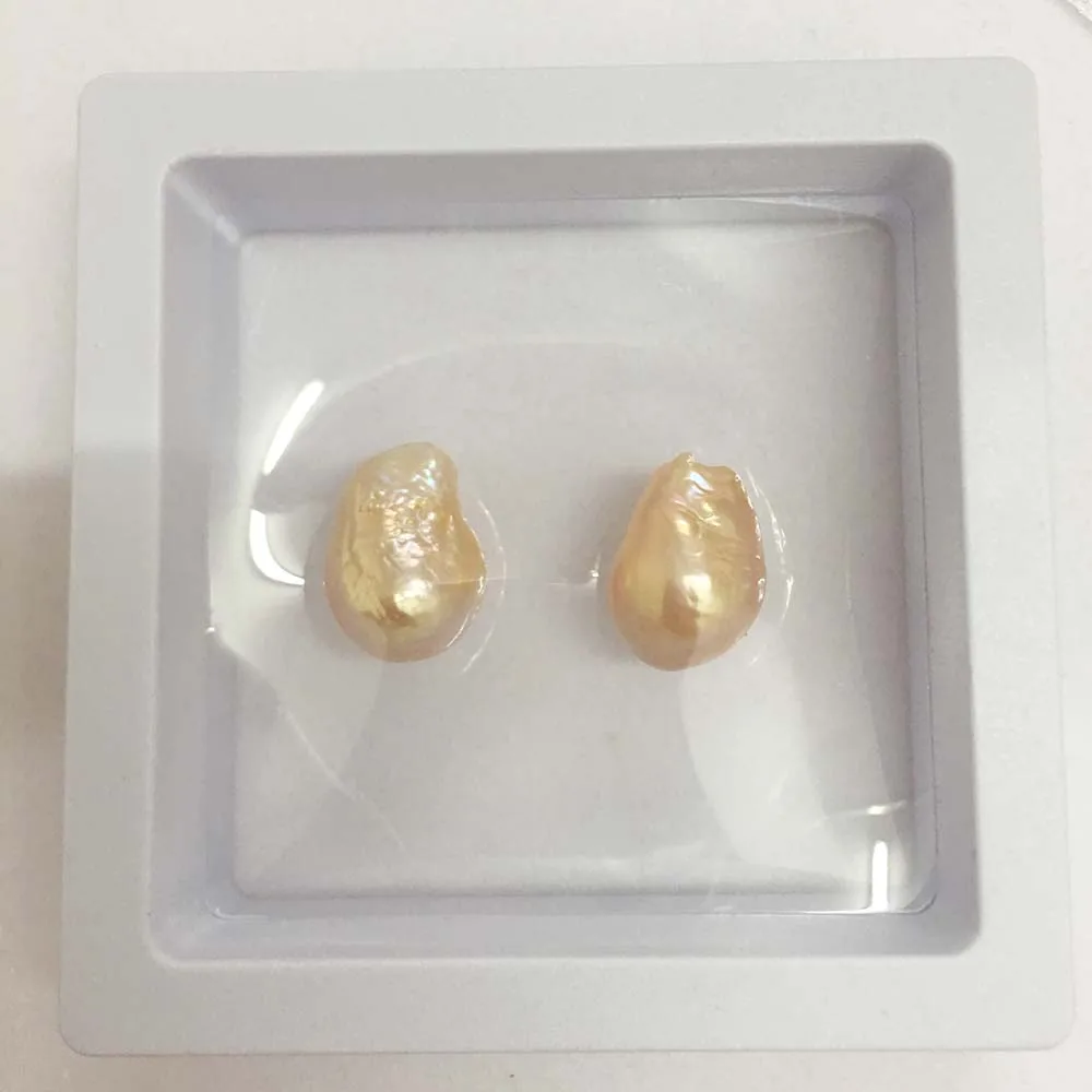 pink pearl Высококачественные серьги в парных 2 шт./партия жемчужных бусин, кеши, барочный жемчуг, натуральный пресноводный барочный жемчуг - Цвет: pink pearl