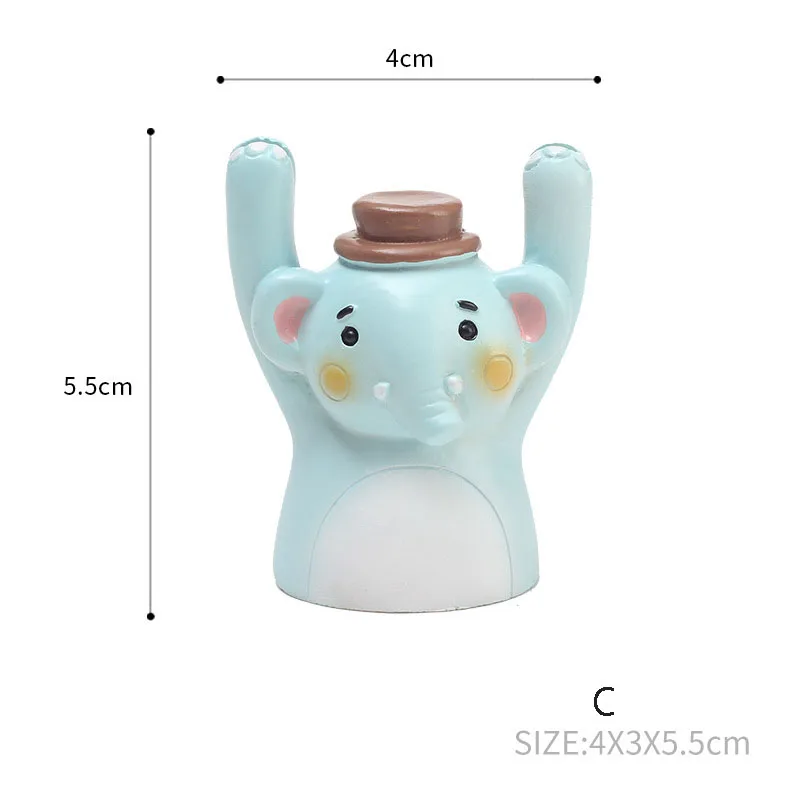 Настольные папки Сообщений милые маленькие животные Форма заметки карта