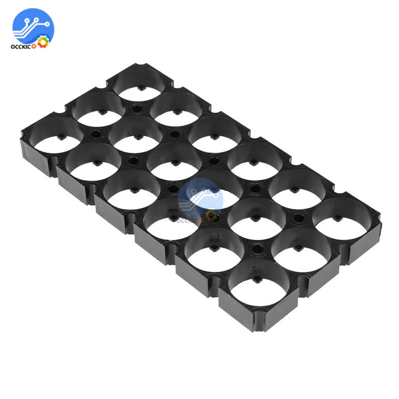 10 шт./пакет 1x2 1x3 3x6 3x5 4x5 18650 Держатель для аккумулятора прокладка из АБС пластика
