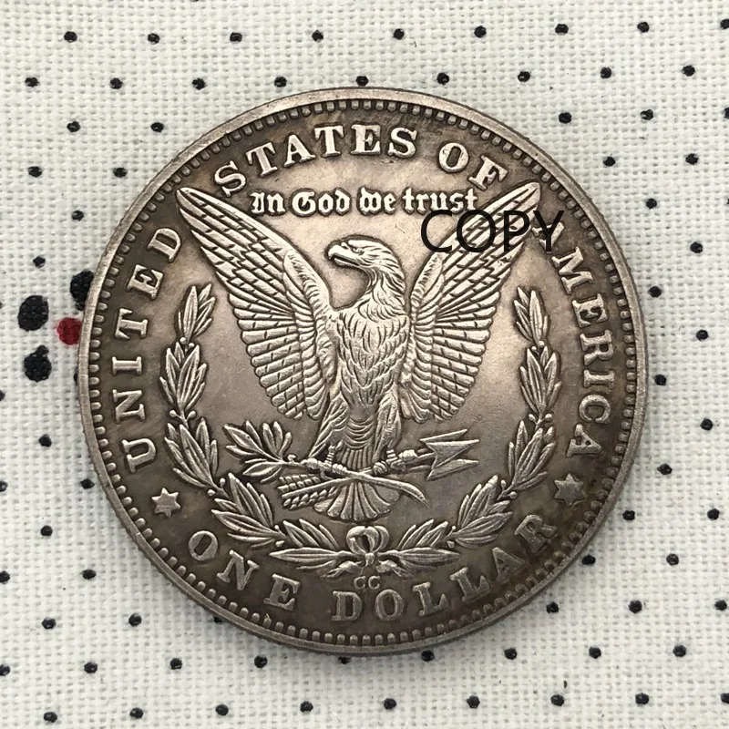 

United States Collectible Hobo Nickel 1890 Commemorative Coin Pirate Pattern Morgan Dollar Replica Souvenir Coin