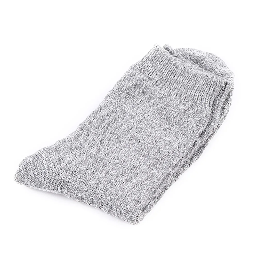 Носки мужские зимние вязаные крючком теплые мягкие толстые кашемировые