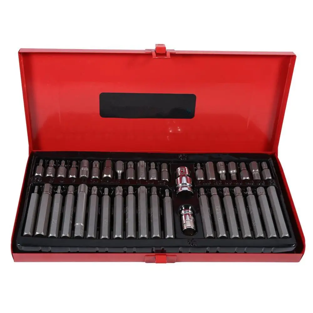 Набор бит 40 шт. набор наконечников для отверток с шестигранной головкой и