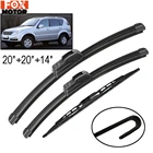 Xukey 3 шт.компл. спереди и сзади багажника стеклоочистителей для Ssangyong Rexton 2016 2015 2014 2013 2012 2011 2010 2009 2008 2007 2006 2005