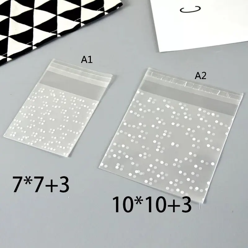 100pcs Candy Packaging Bags Storage DIY Household Products Transparent plastic High Quality Biscuits Snack Cellophane Bag | Дом и сад