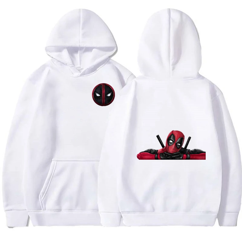 

2021 DeadPool Anime Hoodie Keep Warm Fall Unisex Y2K Clothes Teenagers Women Men Fashion Top Oversize