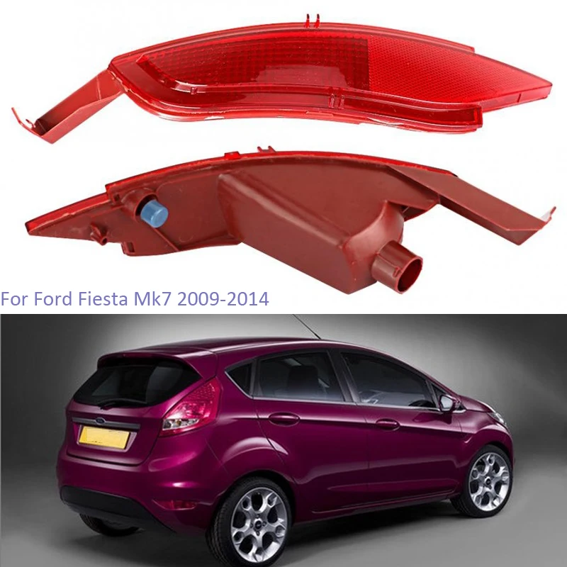 YTCLIN задний бампер отражатель светильник для Ford/Fiesta Mk7 2009-2014 стоп-сигнал фонарь