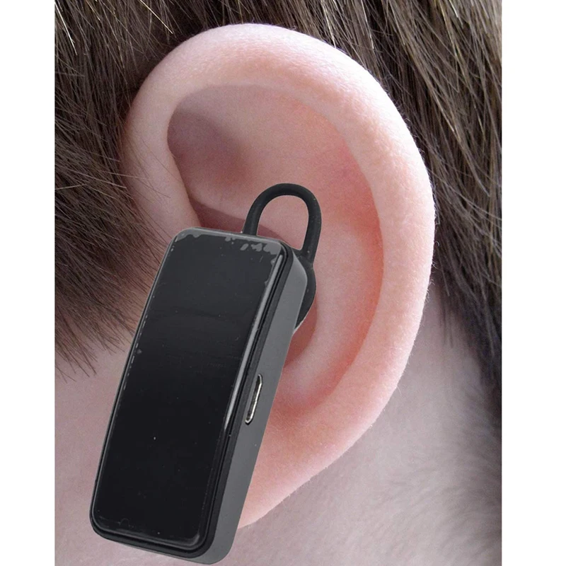 

2PCS Mini Walkie Talkie Headset 16CH 2-Way UHF 400-480Mhz Radio Transceiver Rechargeable for Service Industry