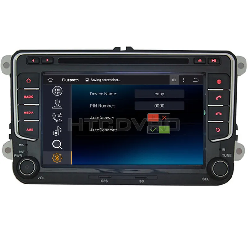 YMODVHT 7 дюймовый Восьмиядерный Android 9 0 1 автомобильный DVD GPS для VW